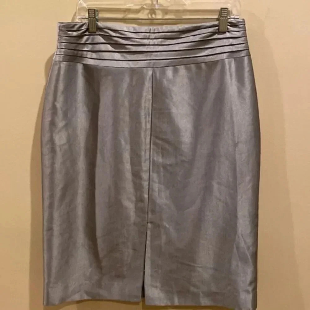 - Metro Style gray metallic skirt